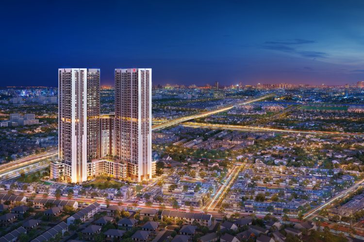 Phối cảnh ban đêm dự án Picity Sky Park